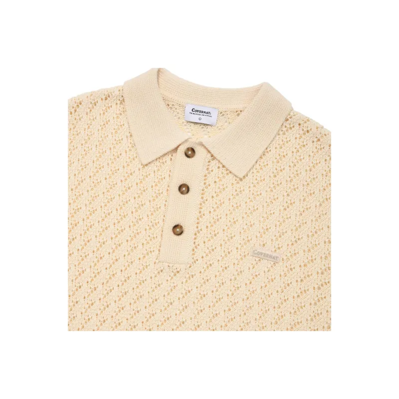 COVERNAT SS24 Knitwear Men's Cream-5