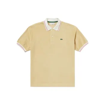 LACOSTE Polo Shirts Men's Beige