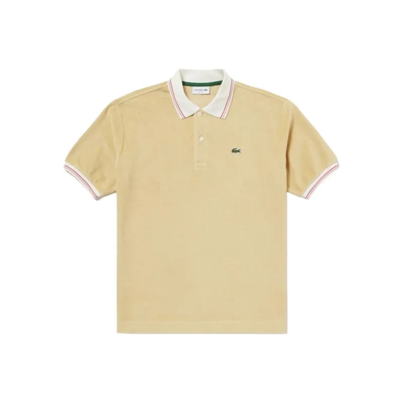 LACOSTE Polo Shirts Men's Beige-0