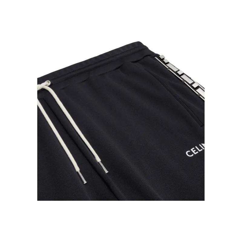 CELINE Drawstring Straight Leg Pants-2