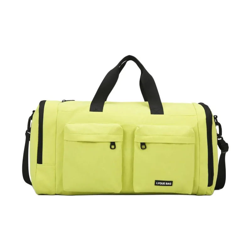 MOK Oxford Travel Bag Unisex Ecru/Gray/Black/Green/Blue/Pink-3