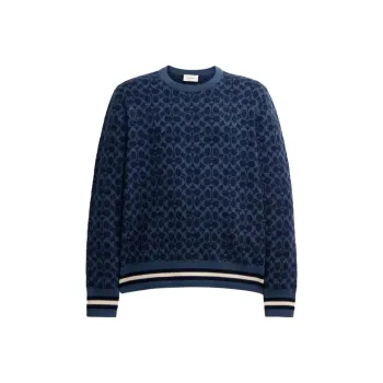 COACH FW23 Sweater Men's Dark Blue