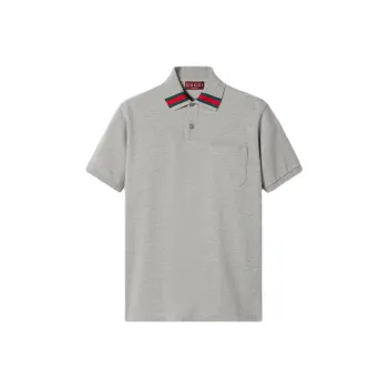 GUCCI Web Detailed Polo Shirt