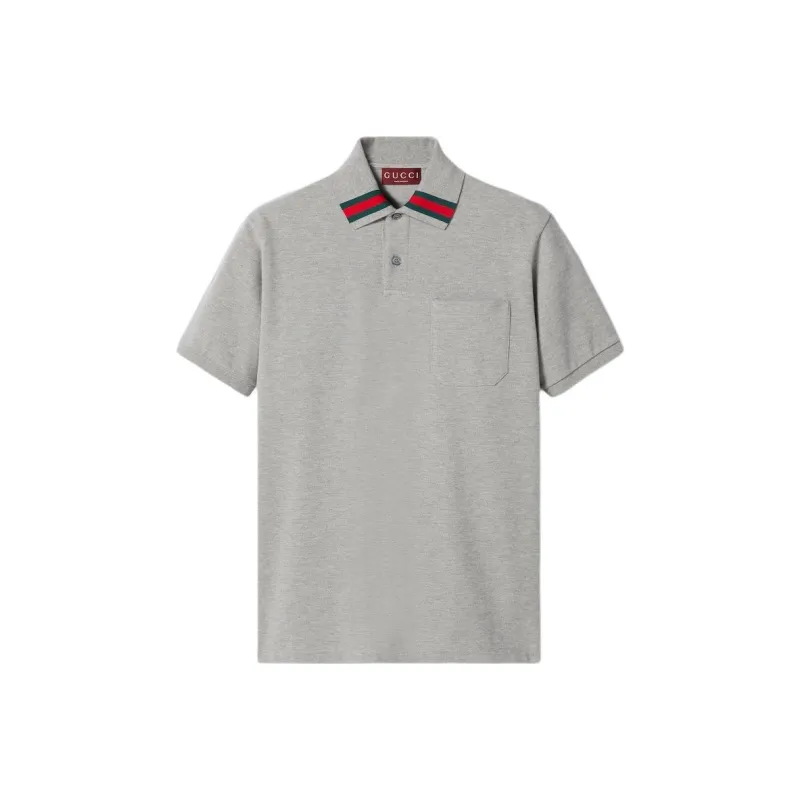 GUCCI Web Detailed Polo Shirt-0