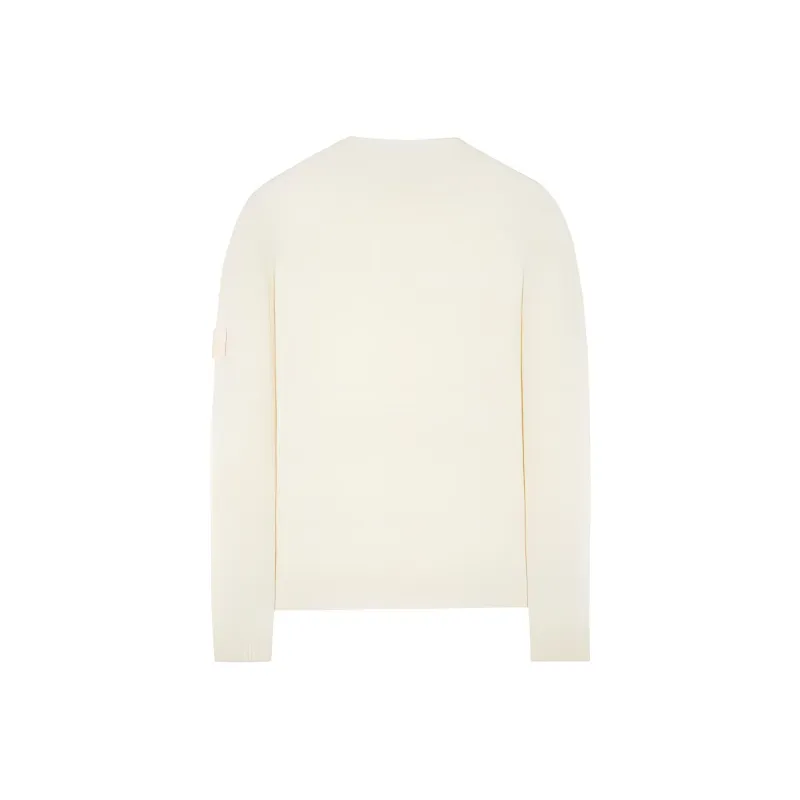 STONE ISLAND Ghost Collection Cashmere Sweater Men's White-1