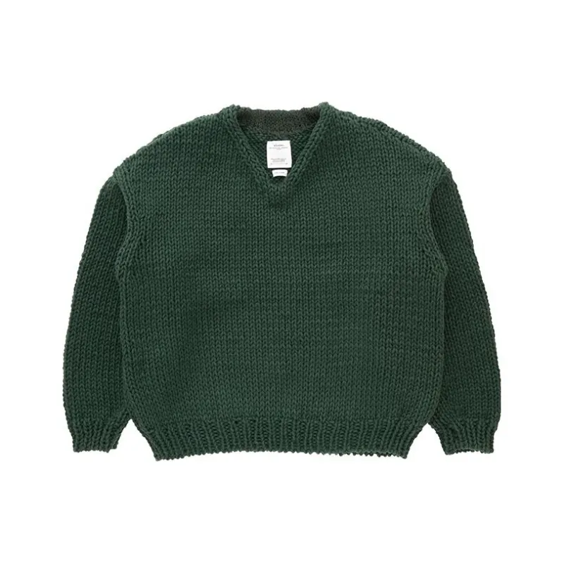 Visvim Amplus V Neck Knit Long Sleeve-0