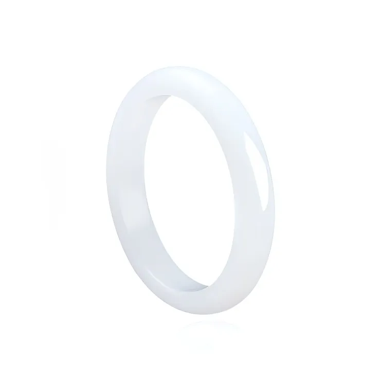MUGONGZI Natural Colored Glaze Bangles Women's-2