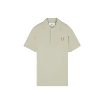 Maison Kitsune Bold Fox Head Patch Polo Shirt