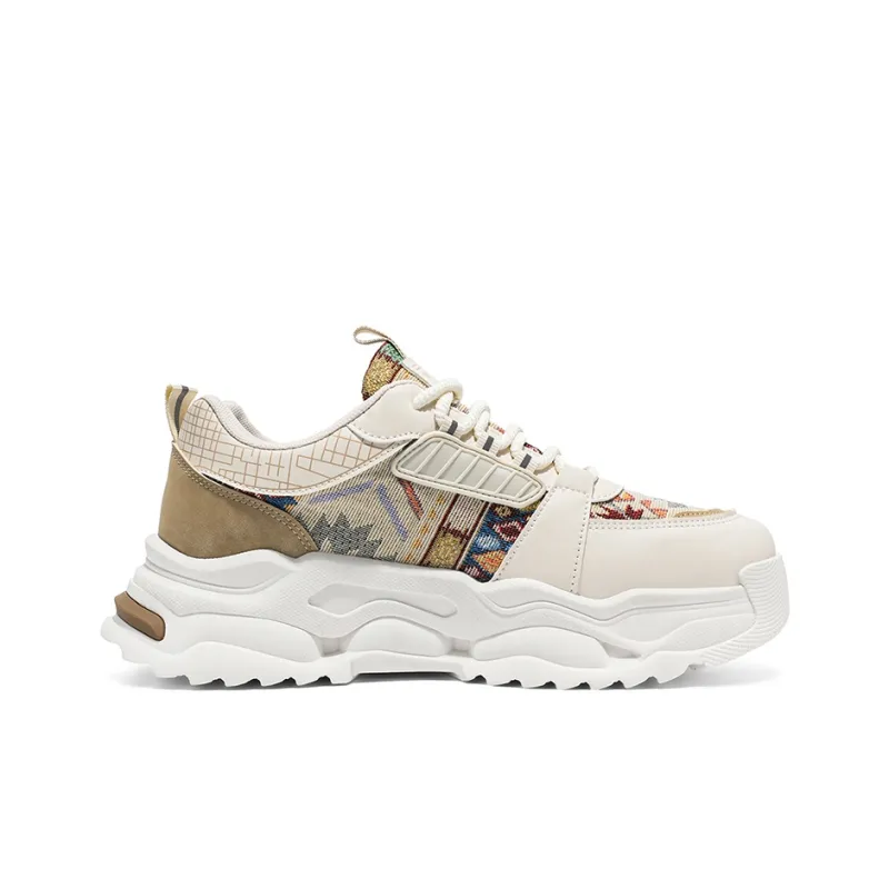 HACKBUTEER Low Top Chunky Sneakers Men's Box Included-16