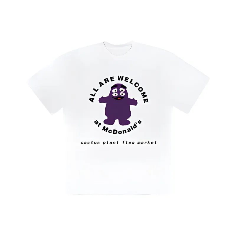 Cactus Plant Flea Market X McDonald's Grimace T shirt-0