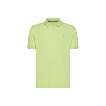SUN68 Contrast trim Polo Shirt