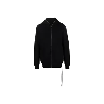 Rick Owens DRKSHDW Long-sleeve Zip-up Cotton Hoodie