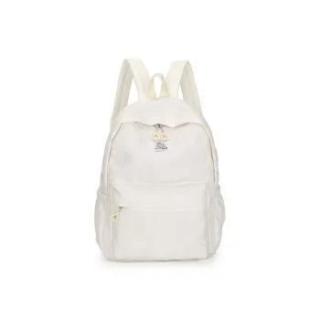 OURFUN Nylon Backpack Regular Unisex Ecru/Black/Blue/Pink/Brown