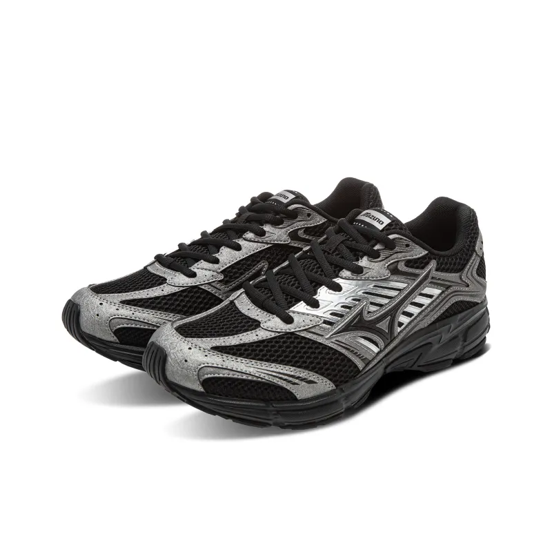 Mizuno Speed Low Top Running Shoes Unisex Black Silver-2