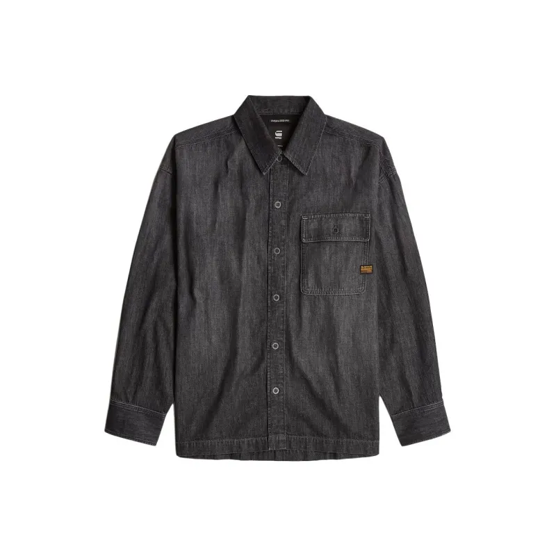 G STAR RAW Shirt Men's Dark Gray-0