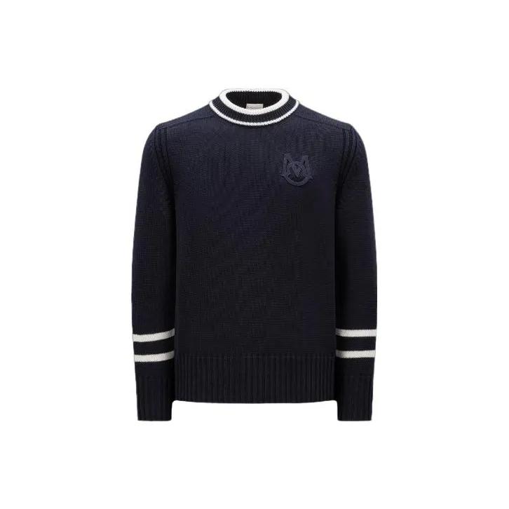 Moncler Sweaters Men Navy-0