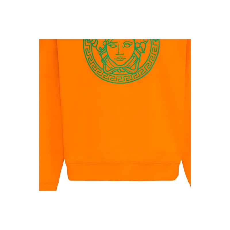 VERSACE Sweatshirts Men Orange-5