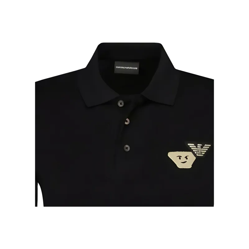 EMPORIO ARMANI Polo Shirt Men's Black-4