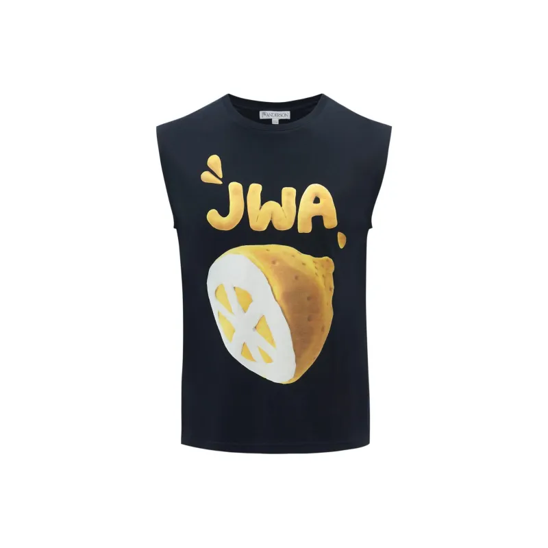 JW Anderson CLAY Series Tank Top Unisex Marine Blue-0