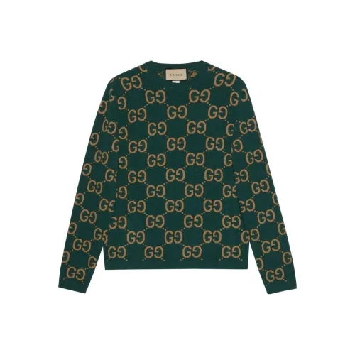 GUCCI Gg Monogram Crewneck Knitted Jumper