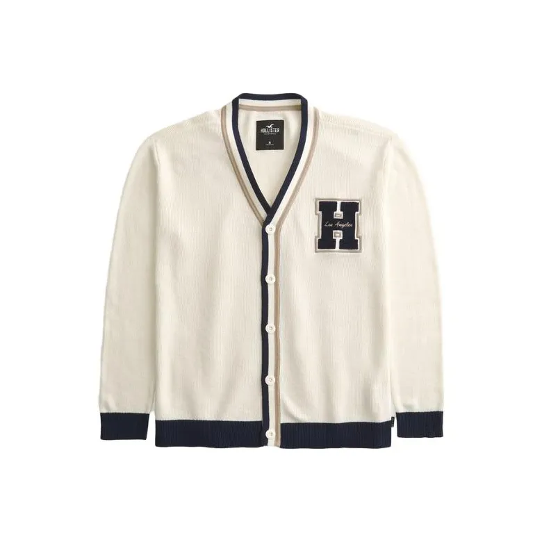 Hollister Sweaters Men Cream-0