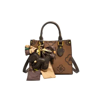 BLAKE FLEETO PU Shoulder Bag, Crossbody Bag, Handbag Women's Classic Brown