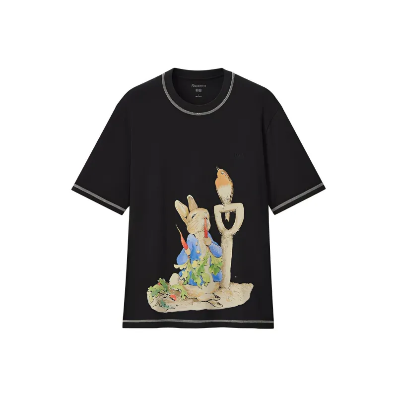 Jw Anderson X UNIQLO Jw Anderson Co-Branded Series T-Shirts Men Black-0