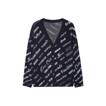TCH Knitwear Unisex Black With Silver Logo