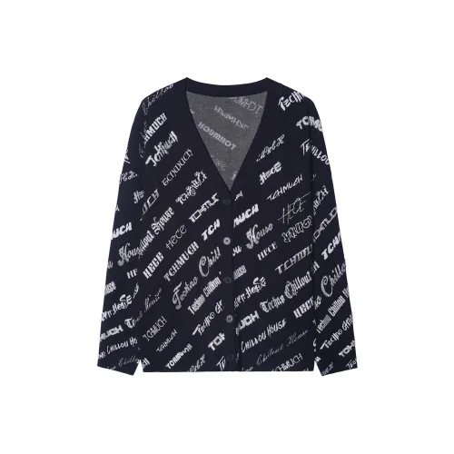 TCH Knitwear Unisex Black With Silver Logo