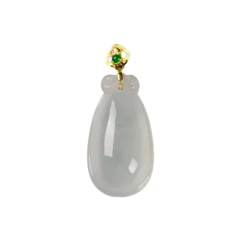 Execute The Blessing Ice Type Jadeite Pendants Unisex