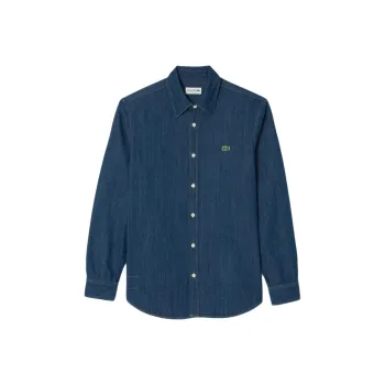 LACOSTE Shirts Men Indigo