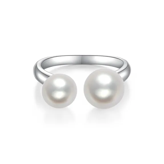 ZXIN JEWELRY Pearl Rings Women's-1