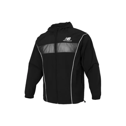 New Balance Jackets Men Black