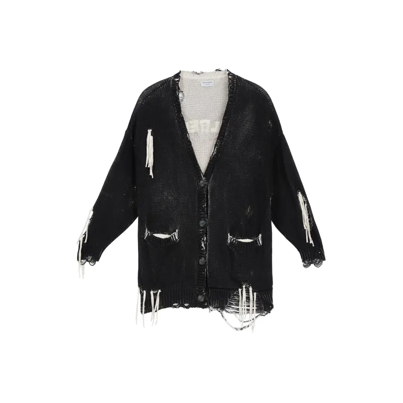 VANN VALRENCÉ Sweaters Unisex Faded Black-0
