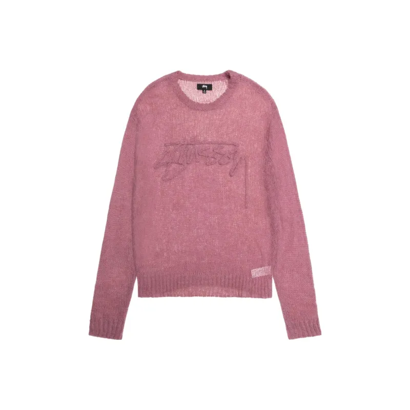 Stussy Loose Knit Logo Sweater-6