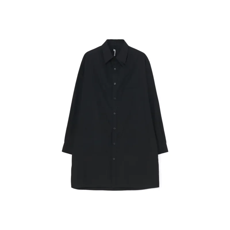 Yohji Yamamoto Long-sleeved Buttoned Cotton Shirt-0