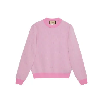 GUCCI Monogram jacquard Wool Jumper
