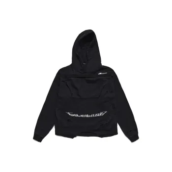 FREE WORLD ORDER FVVO Dirty Washed Flip Pocket Ripped Sweatshirt Unisex