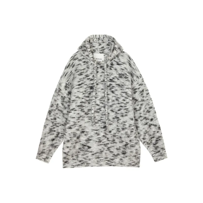 ISABEL MARANT Knitted Drawstring Hoodie-0