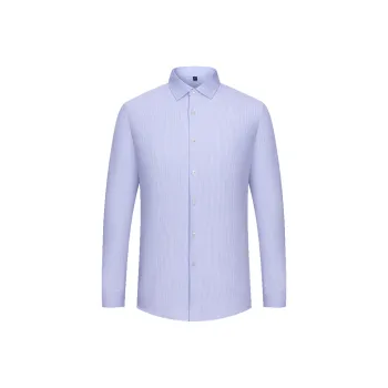 FIRS Shirt Men's Blue Thin Vertical Stripes