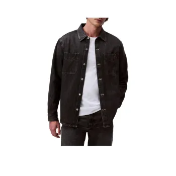 CALVIN KLEIN Denim Jacket Men's Black Mist