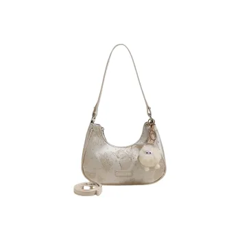 Juju Jimmy PU Shoulder Bag Women's Pink/Gray/Yellow