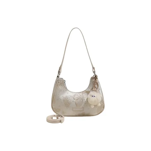 Juju Jimmy PU Shoulder Bag Women's Pink/Gray/Yellow