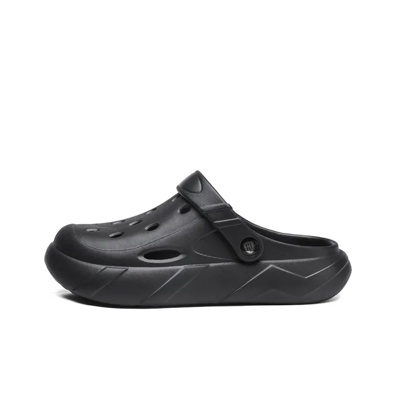 HACKBUTEER Closed Toe Slippers Unisex-1