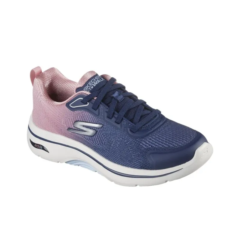 Skechers GO Walk Arch Fit 2.0 Running Shoes Women's Low Top Blue-2