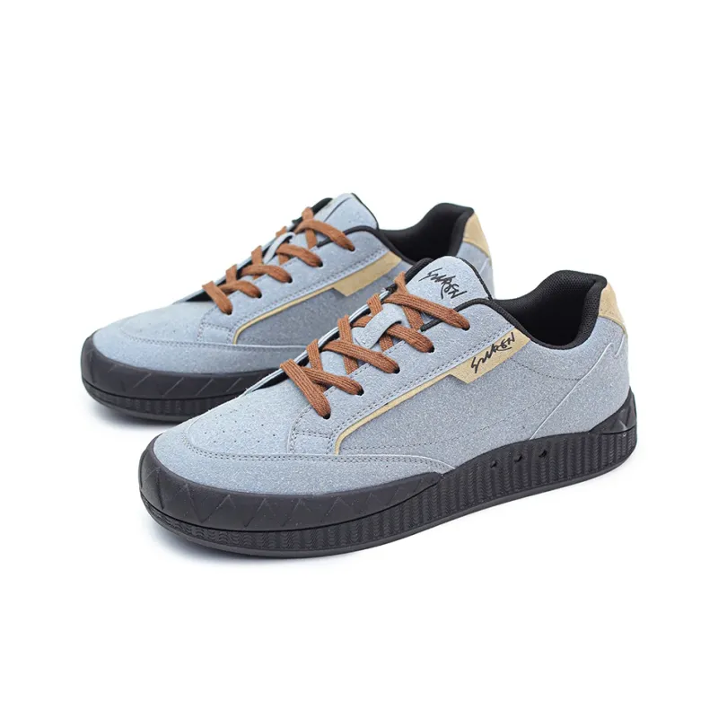 ZONEJOY Slip Resistant Cushioning Abrasion Resistant Low Top Skateboard Shoes Unisex Blue-1