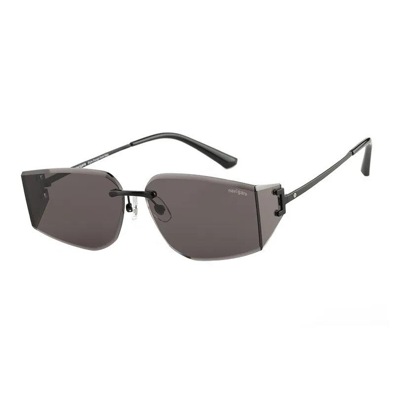 NAVIGARE Plate Frame Irregular Shape Sunglasses Unisex-0