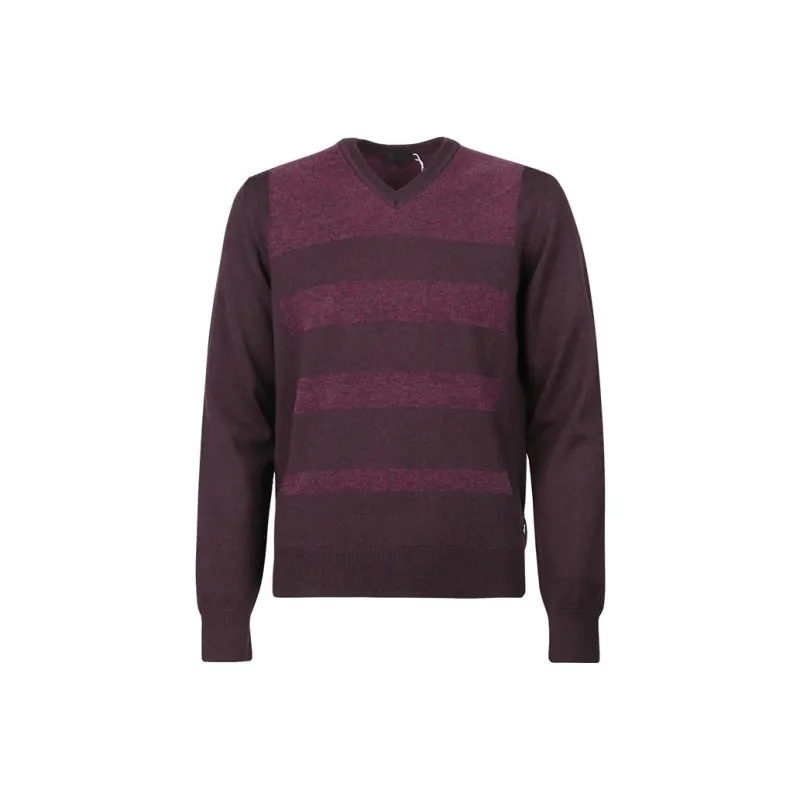 Zzegna Sweaters Men Burgundy-0
