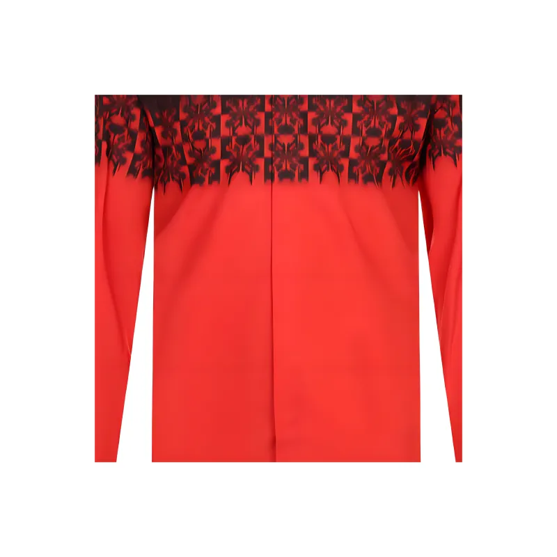 DIOR Quarterly New Products Shirts Men Red-3