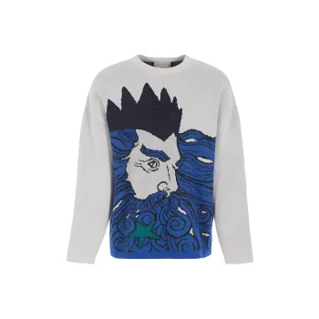 EMPORIO ARMANI Sweaters Men Gray Blue